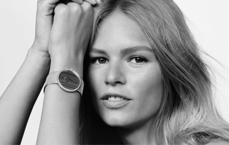 Anna Ewers stars in Dior La D de Dior Satine Watch campaign