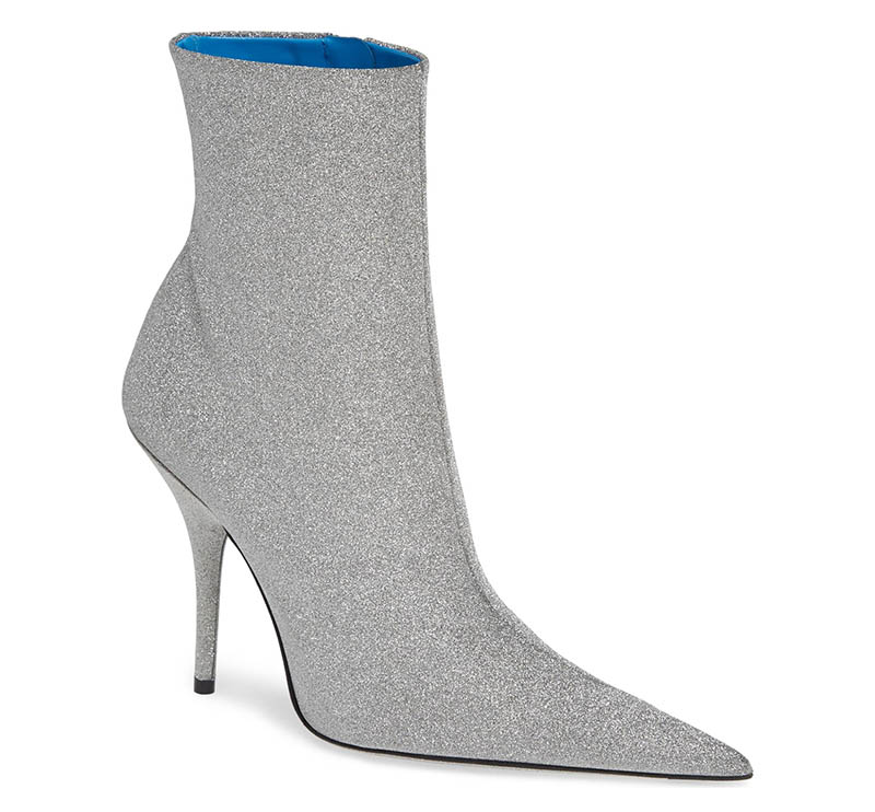 Balenciaga Knife Glitter Bootie $1,390