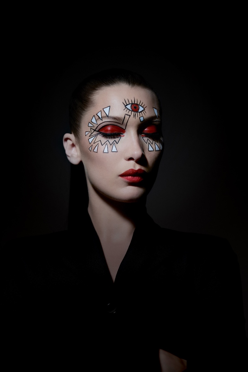 Bella Hadid shows off Halloween makeup inspiration from Dior