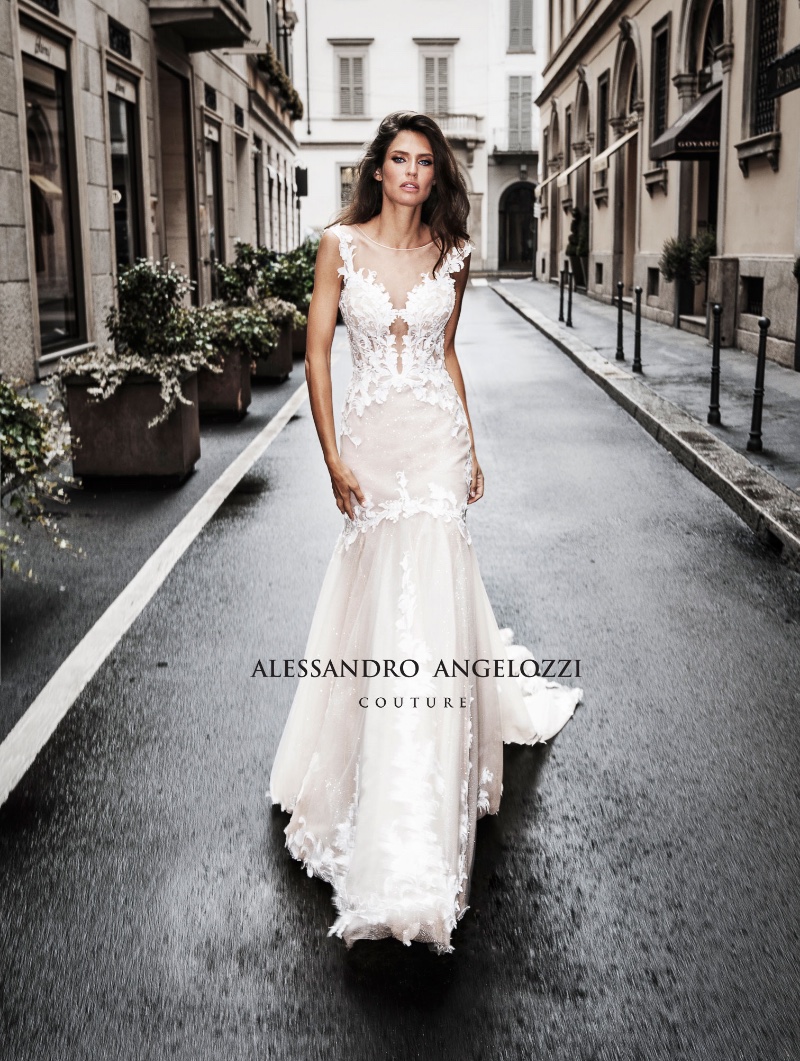 Bianca Balti stars in Alessandro Angelozzi Couture 2019 Bridal collection campaign