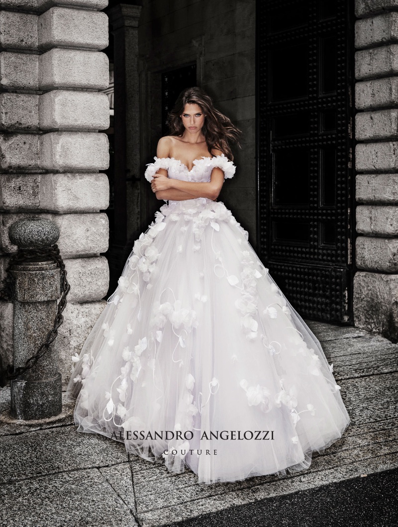 Bianca Balti fronts Alessandro Angelozzi Couture 2019 Bridal collection campaign