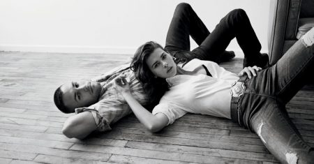 Georgia Fowler Lounges in Buffalo Jeans Fall 2018 Campaign Corey Saucier and Georgia Fowler appear in Buffalo Jeans fall-winter 2018 campaign