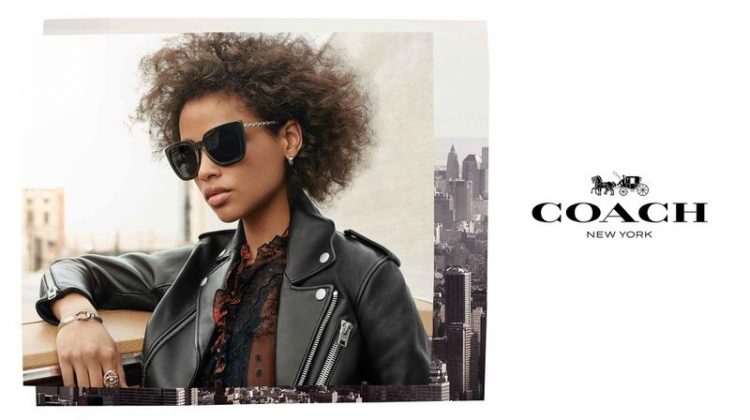 Aya Jones Exudes Cool in Coach Eyewear Fall 2018 Campaign