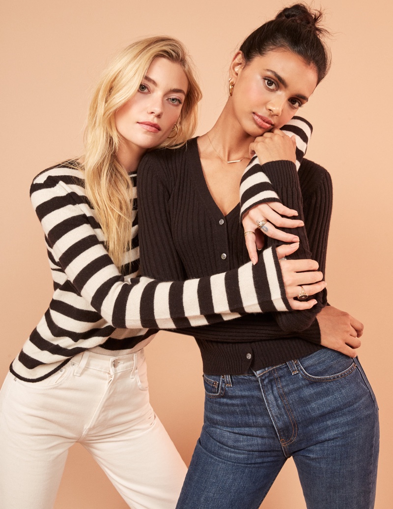 Reformation conscious cashmere sweaters