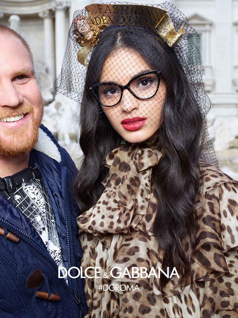 An image from the Dolce & Gabbana Eyewear fall-winter 2018 campaign