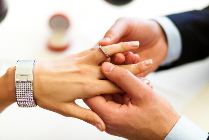 Engagement Ring Closeup