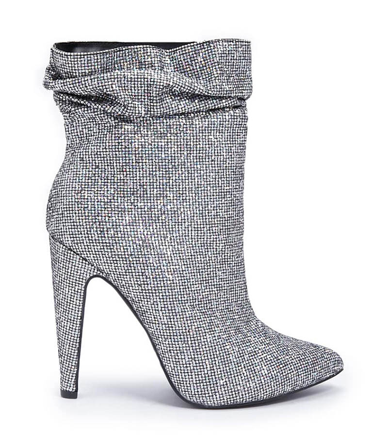 Forever 21 Yoki Slouchy Glitter Boots $38