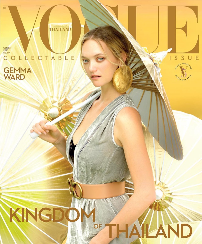 Gemma Ward on Vogue Thailand October 2018 Cover