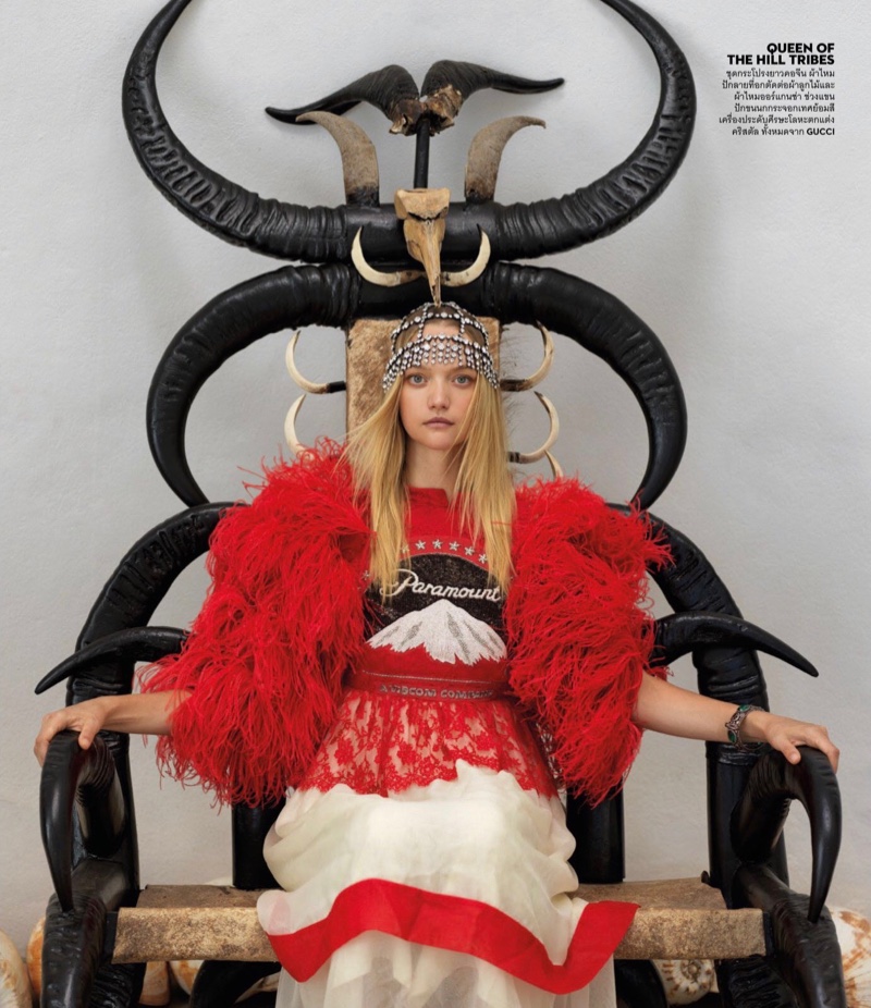 Gemma Ward Takes a Fashionable Tour for Vogue Thailand