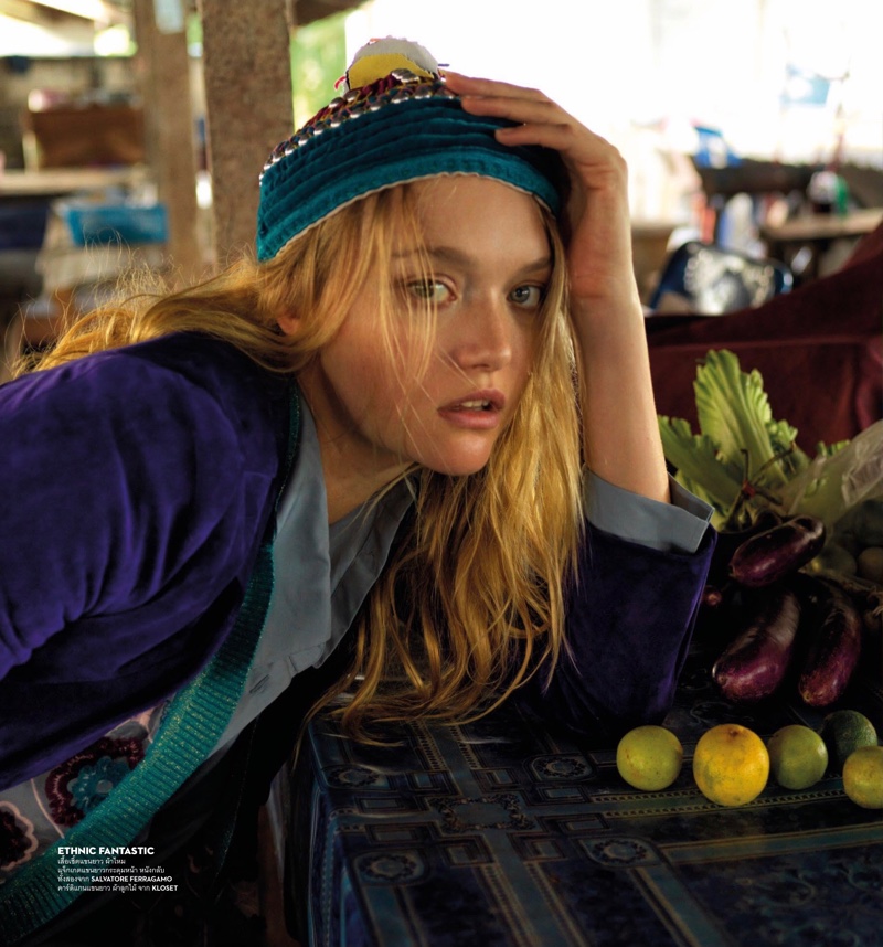 Gemma Ward Takes a Fashionable Tour for Vogue Thailand