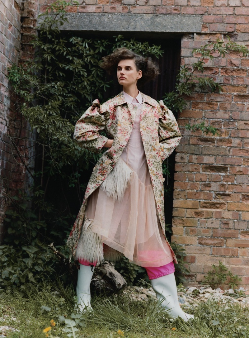 Giedre Dukauskaite Wears Eclectic Styles in Vogue China