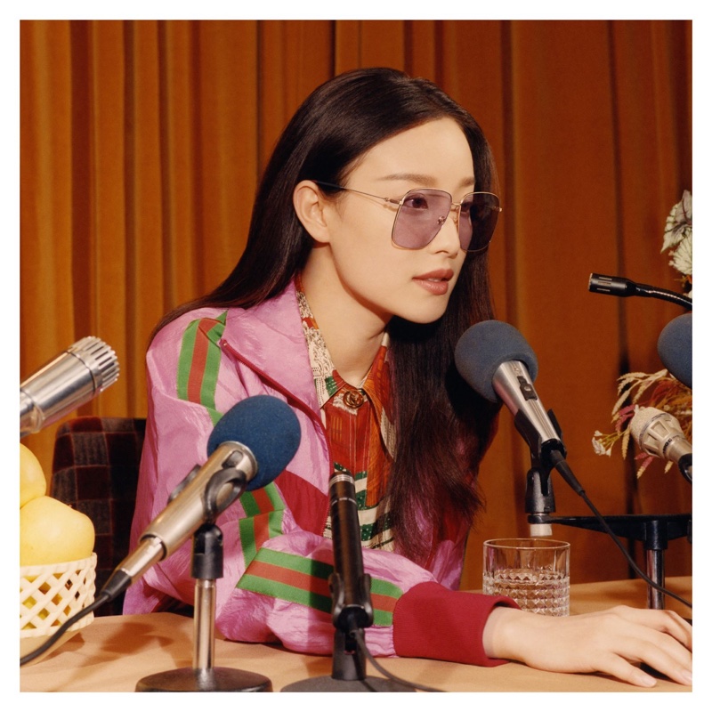 Gucci taps Chinese actress Ni Ni for its fall-winter 2018 eyewear campaign