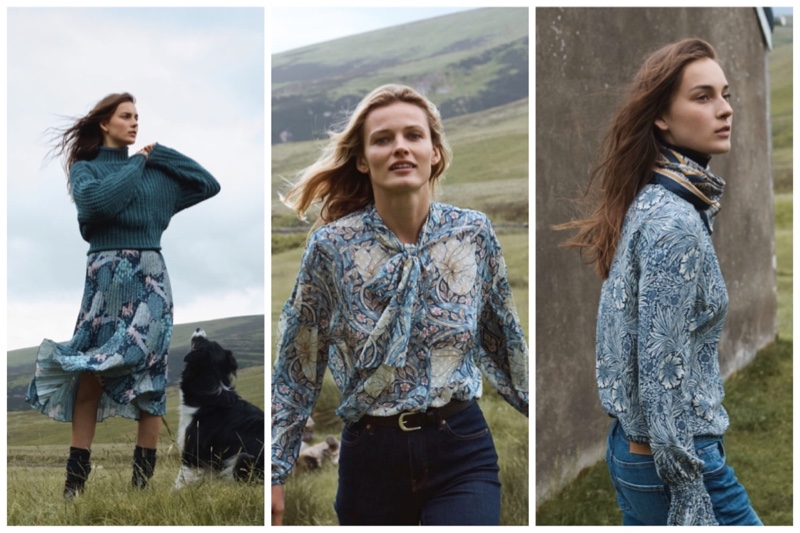 H&M x Morris & Co. clothing collaboration