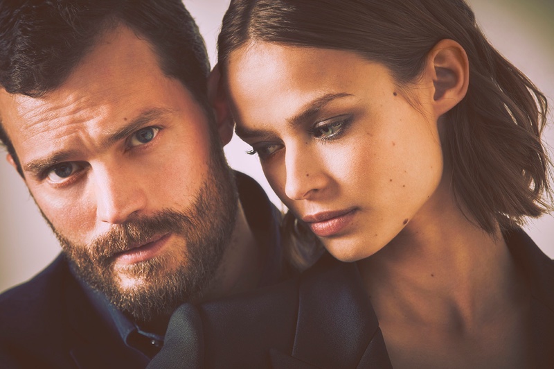 BEHIND THE SCENES: Jamie Dornan and Birgit Kos on set of BOSS The Scent fragrance shoot