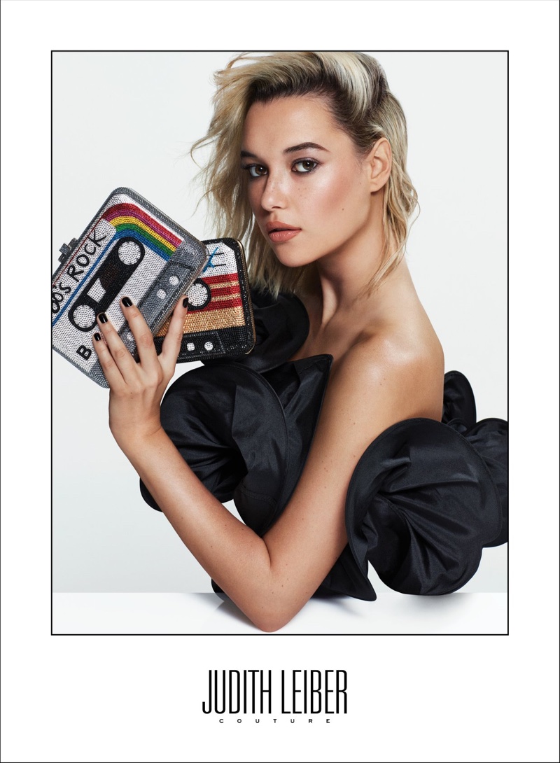 Sarah Snyder stars in Judith Leiber fall-winter 2018 campaign