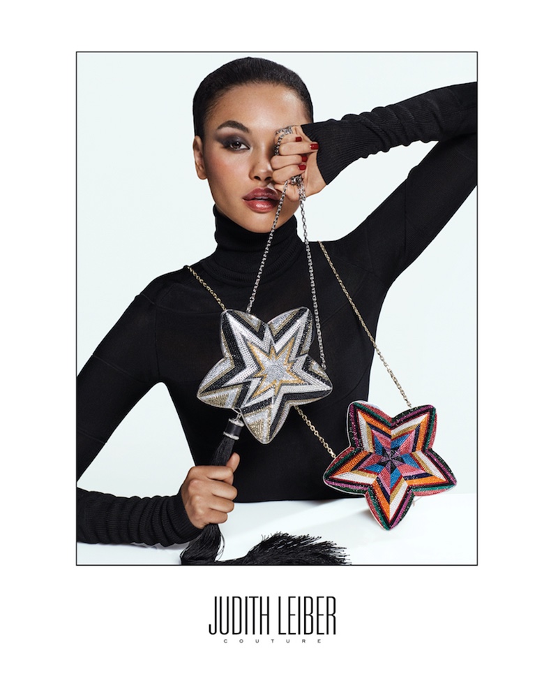 Judith Leiber features star-shaped bags in fall-winter 2018 campaign