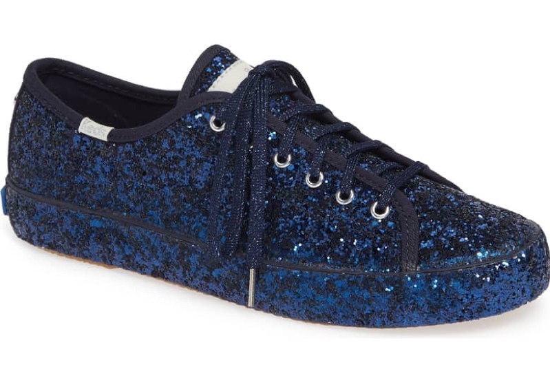 navy blue glitter keds