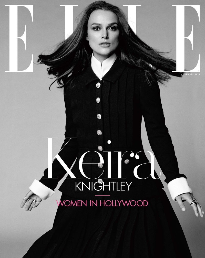 Keira Knightley on ELLE US November 2018 Cover