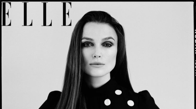 Keira Knightley Poses in Black & White for ELLE