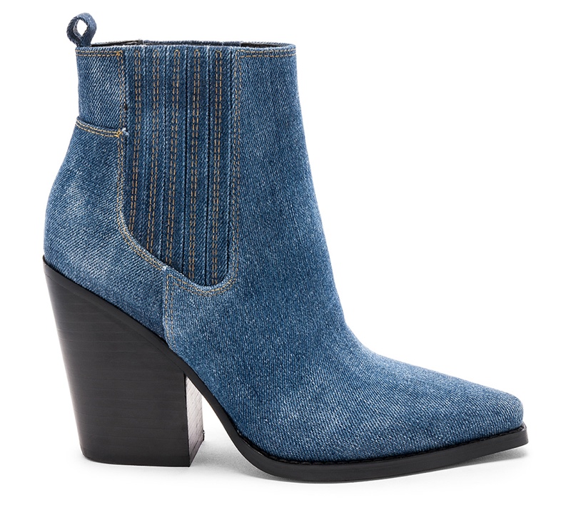 Kendall + Kylie Colt Bootie in Denim $160