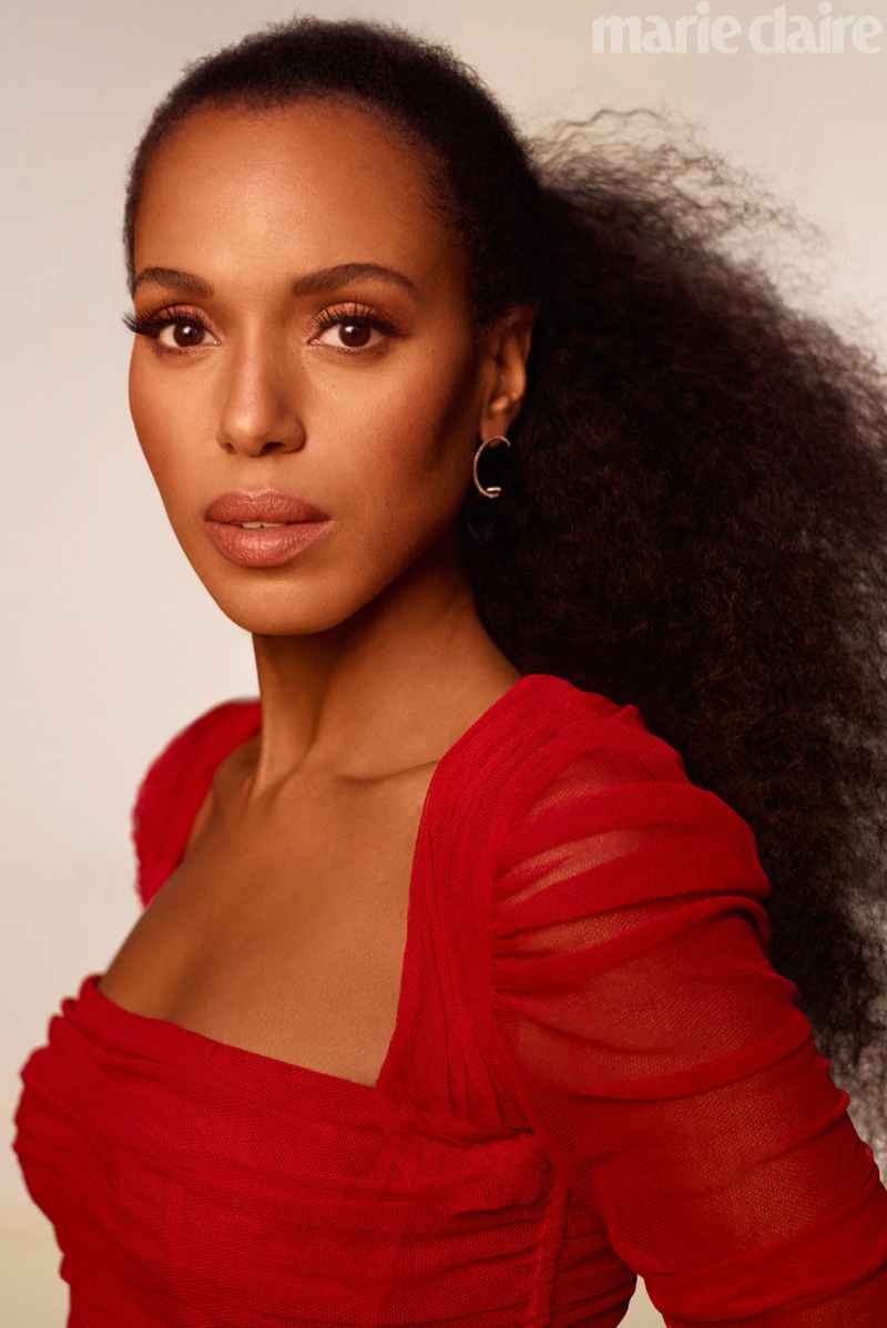 Kerry Washington stuns in a red dress