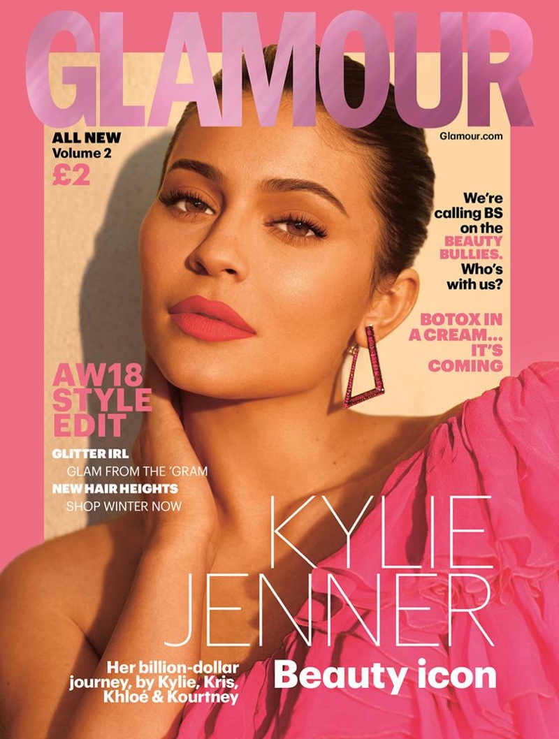 Kylie Jenner on Glamour UK Autumn/Winter 2018 Cover