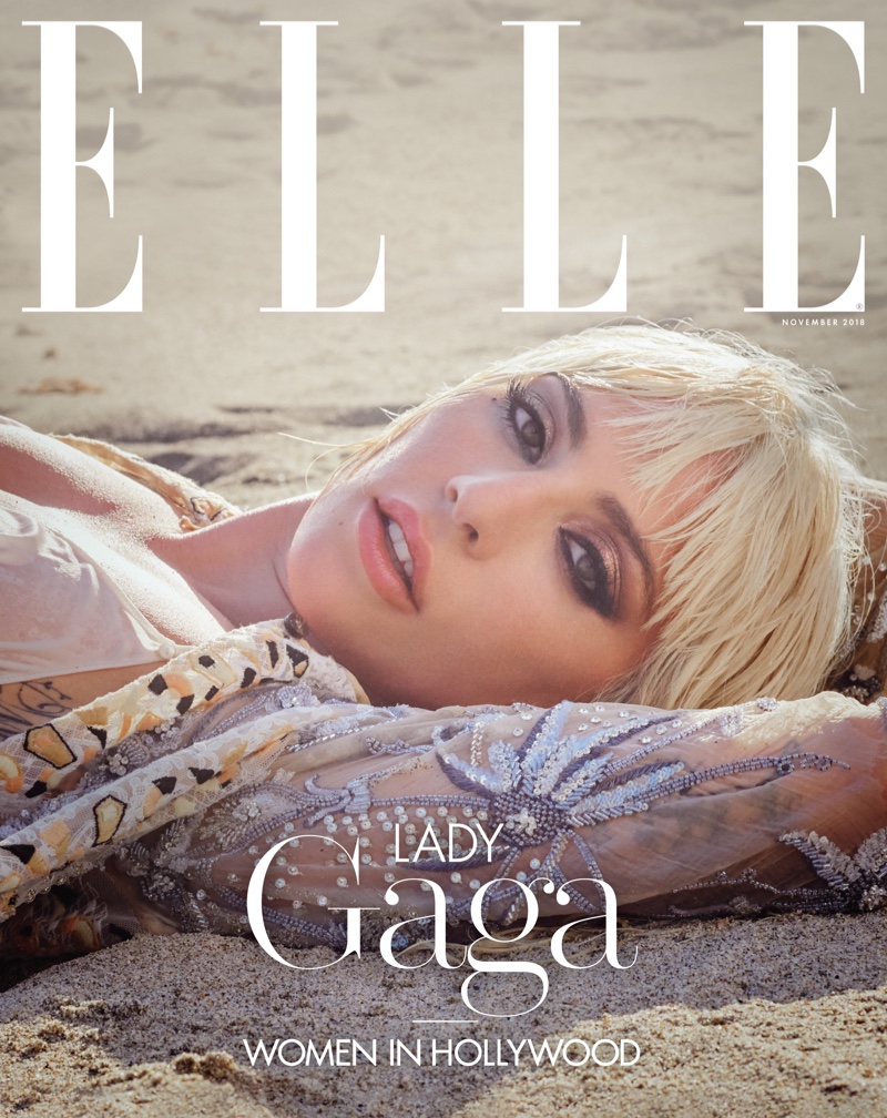 Lady Gaga on ELLE US November 2018 Cover