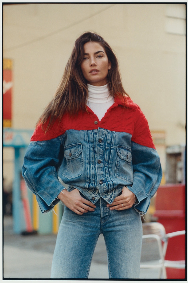 Lily Aldridge stars in Levi's Made & Crafted campaign
