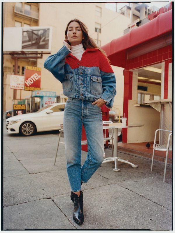 Lily Aldridge Levi's Made & Crafted Campaign