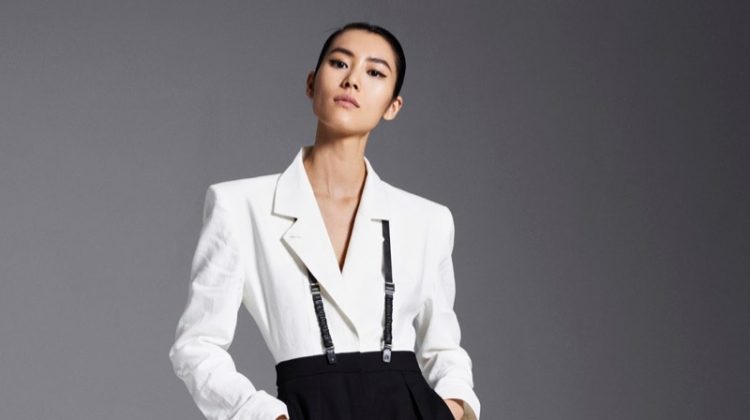Liu Wen Takes On Menswear Inspired Looks for InStyle