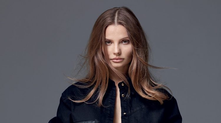 Magdalena Frackowiak Wears Sleek Fashions in D la Repubblica