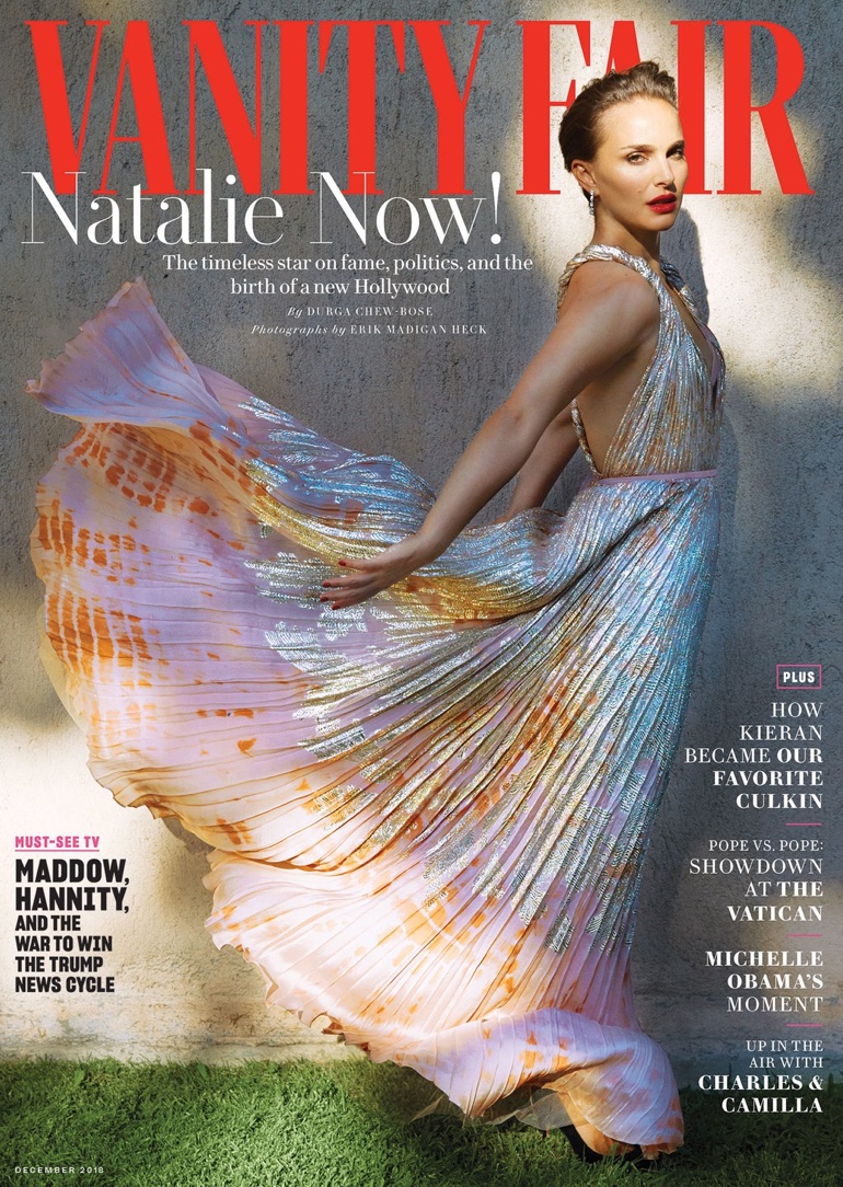 Natalie Portman on Vanity Fair November 2018 Cover