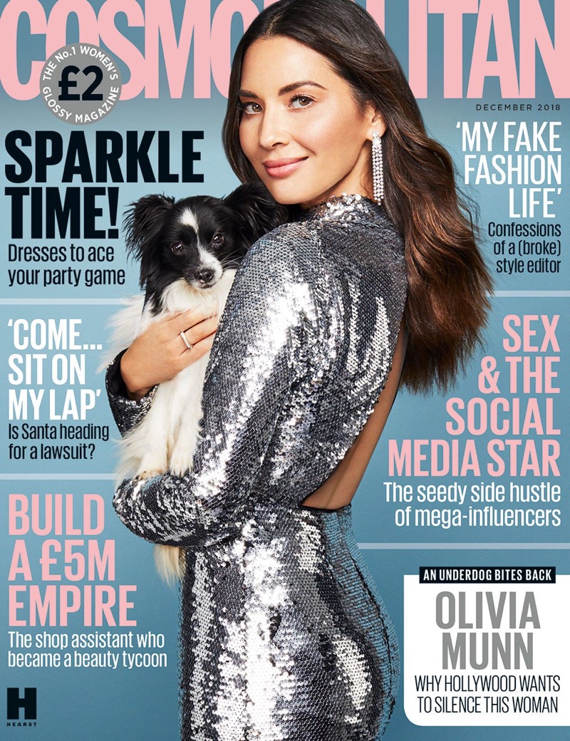 Olivia Munn on Cosmopolitan UK December 2018 Cover