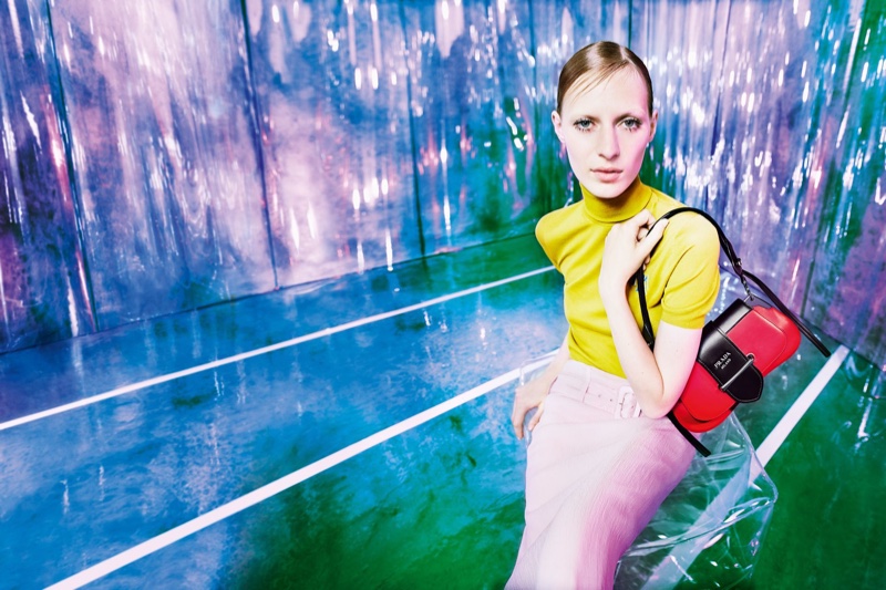 Julia Nobis fronts Prada resort 2019 campaign