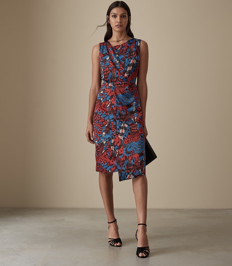 Reiss Diona Cross Back Cocktail Dress $370