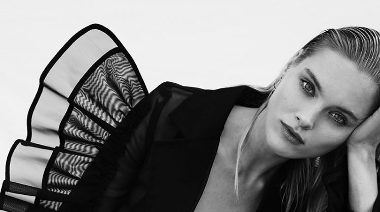 Romy de Vries Dresses in All Black for Grazia Netherlands