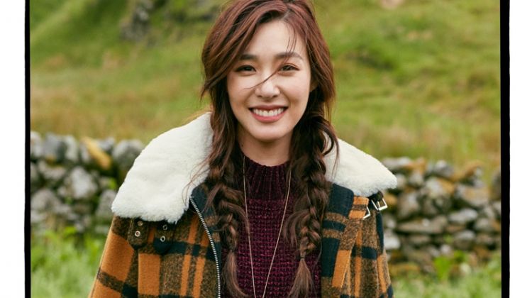 Tiffany Young Poses in H&M Divided’s Fall 2018 Collection