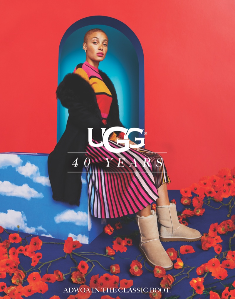 UGG taps Adwoa Aboah for its 40th anniversary campaign