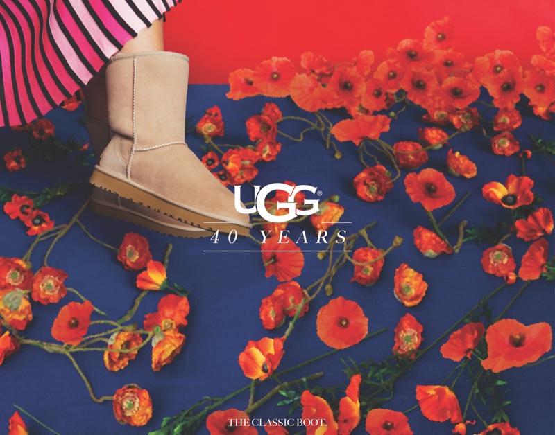 An image from the UGG 40th anniversary campaign