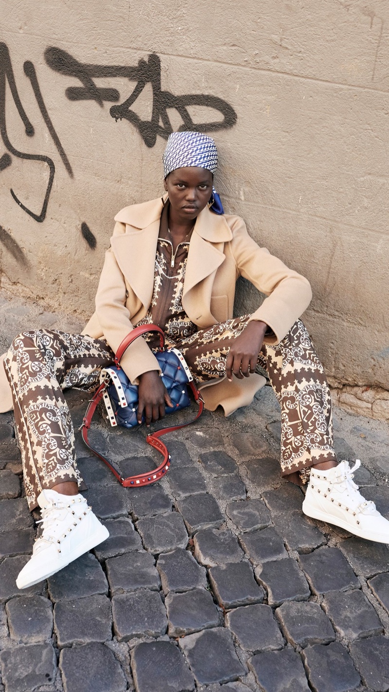 Adut Akech fronts Valentino resort 2019 campaign