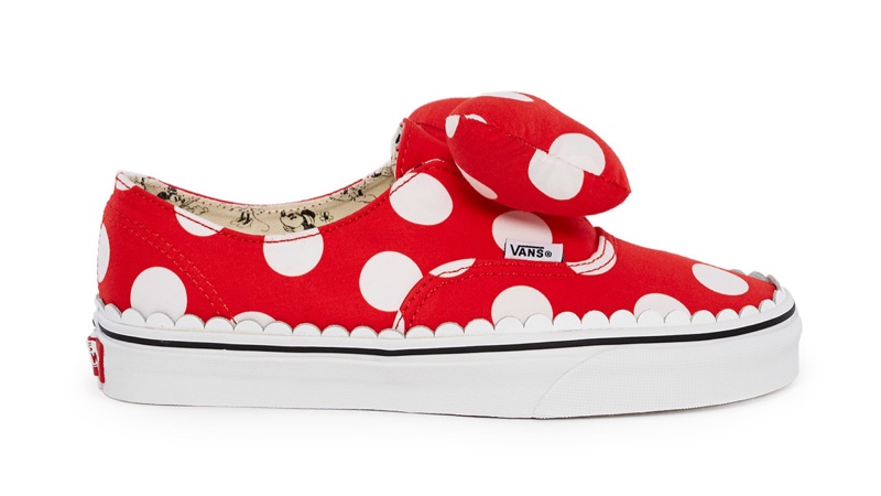 disney x vans minnie's bow authentic gore womens shoes