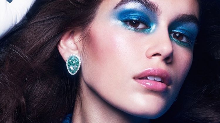 Kaia Gerber & Edie Campbell Model Precious Gems for Vogue Paris