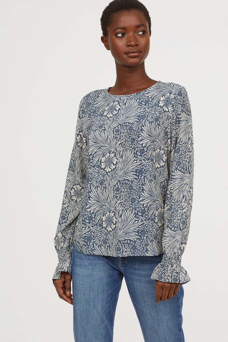 Morris & Co. x H&M Blouse with Smocking $24.99