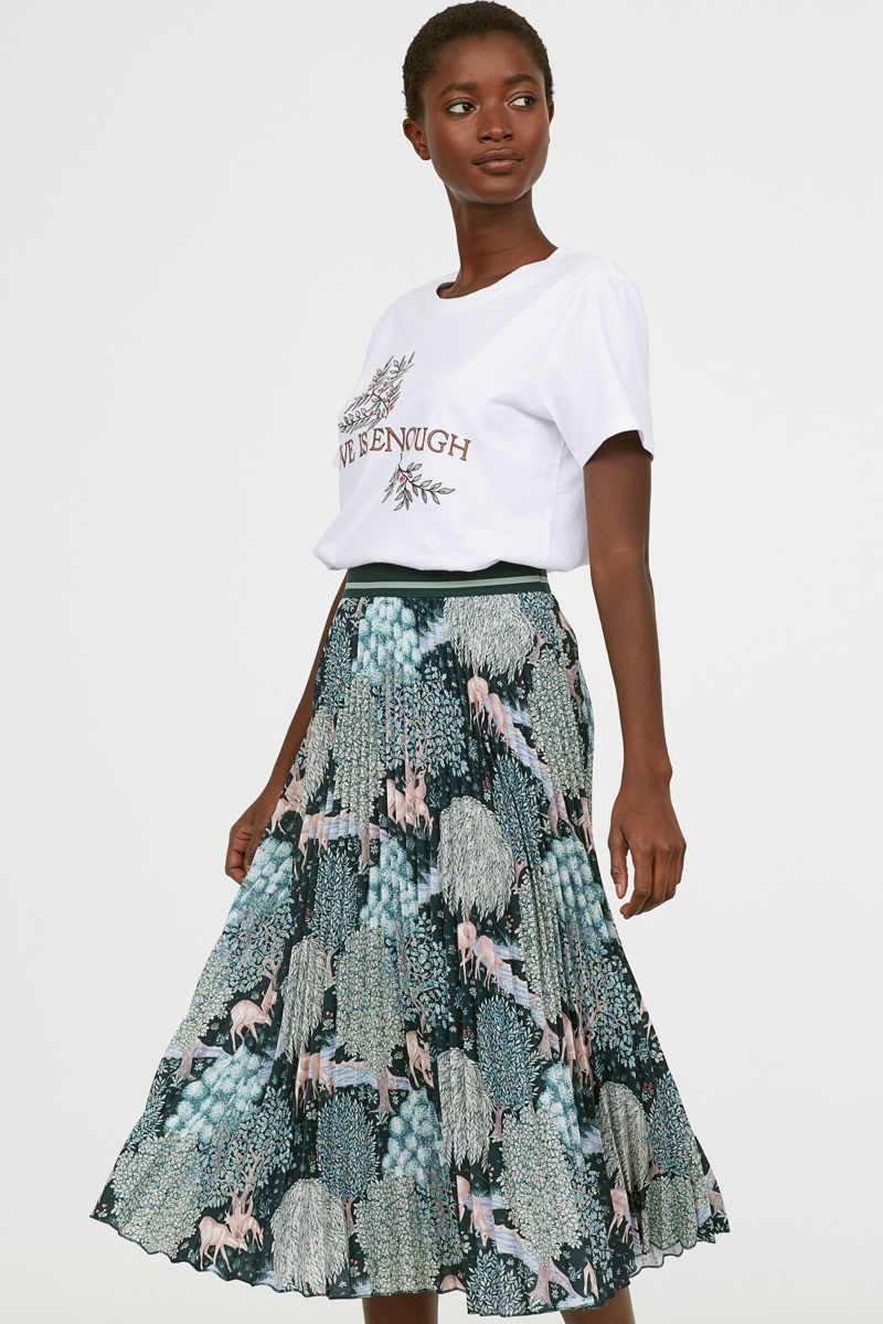 Morris & Co. x H&M Pleated Skirt $49.99