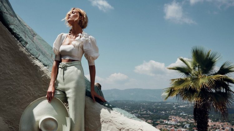 Anja Rubik Soaks Up the Sun in Zimmermann Resort 2019 Campaign