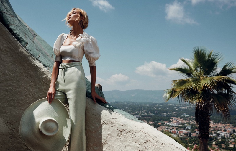 Anja Rubik fronts Zimmermann resort 2019 campaign