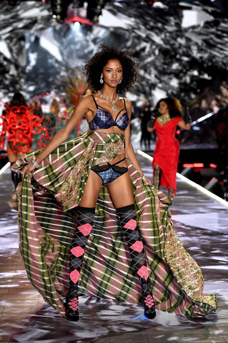 Aiden Curtiss walks the 2018 Victoria's Secret Fashion Show in New York City. Photo: Dimitrios Kambouris/Getty Images for Victoria's Secret