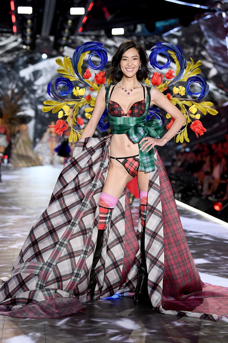 Liu Wen walks the 2018 Victoria's Secret Fashion Show in New York City. Photo: Dimitrios Kambouris/Getty Images for Victoria's Secret