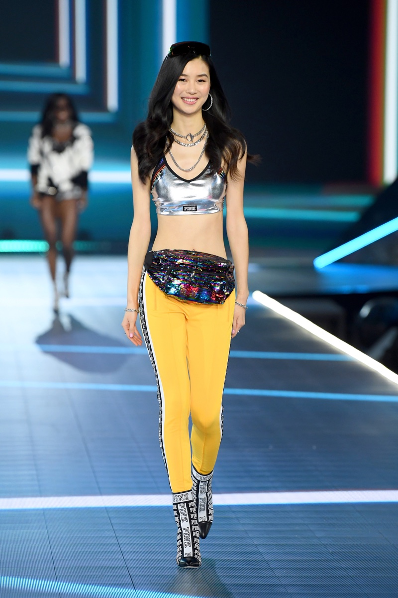 Estelle Chen walks the 2018 Victoria's Secret Fashion Show in New York City. Photo: Dimitrios Kambouris/Getty Images for Victoria's Secret