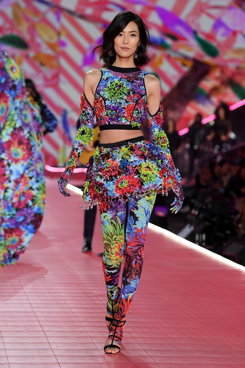 Liu Wen walks the 2018 Victoria's Secret Fashion Show in New York City. Photo: Dimitrios Kambouris/Getty Images for Victoria's Secret